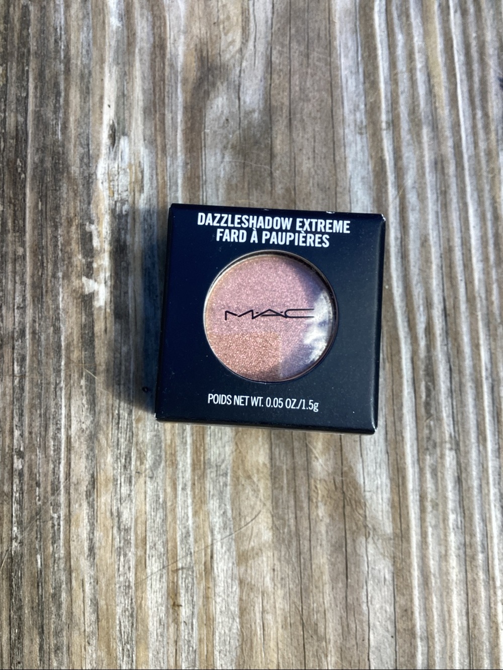 MAC Cosmetics Dazzleshadow Shimmery Rose-Gold Eyeshadow Single- Yes to Sequins